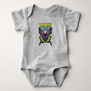 TMH Band Colorful Butterfly Baby Bodysuit