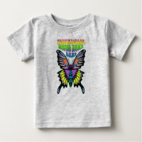 TMH Band Psychedelic Peace Butterfly