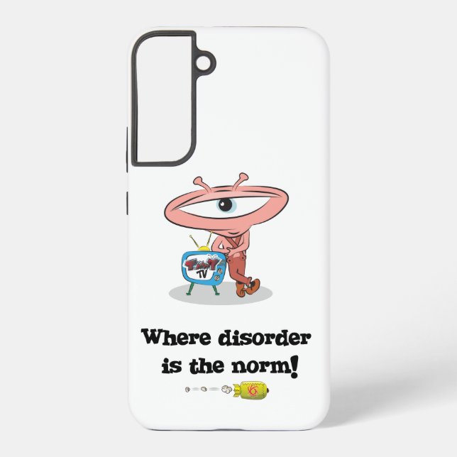 Tmwy TV mascot on your phone. Samsung Galaxy Case (Back)