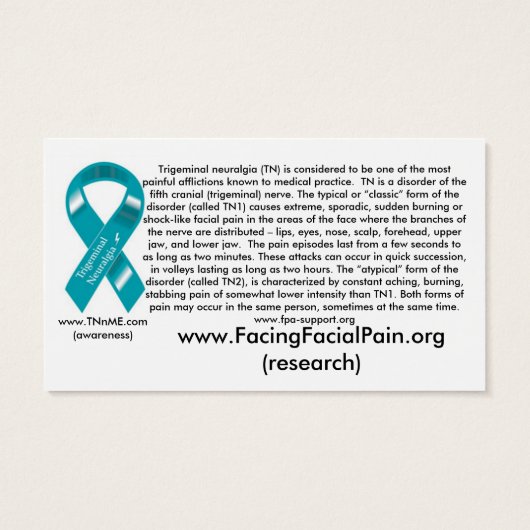 TN information cards (Back)