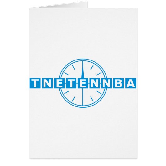 Tnetennba Clock Design Cards (Front)