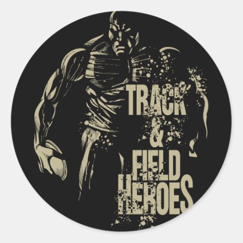 tnf heroes discus classic round sticker