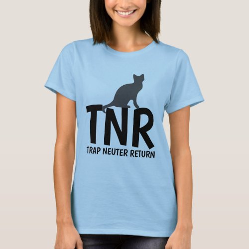 TNR TRAP NEUTER RETURN Cat_T_shirts T_Shirt