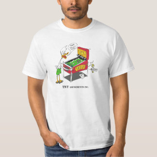 TNT Amusements Rules Pinball Duck T-shirt