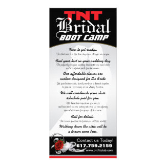 TNT Bridal Boot Camp Rack Card