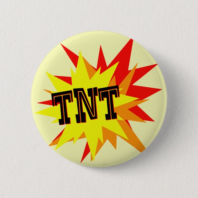 TNT PINBACK BUTTON (Front)