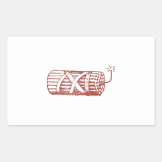 TNT RECTANGULAR STICKER
