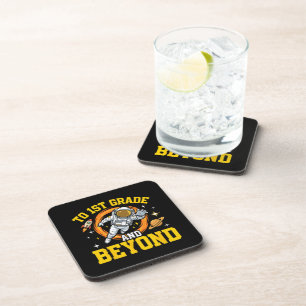 to 1st Grade and Beyond Astronaut Student Beverage Coaster