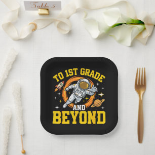 to 1st Grade and Beyond Astronaut Student Paper Plates