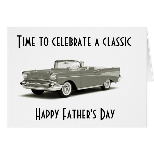 ***TO A CLASSIC MAN*** ON ***FATHER'S DAY*** CARDS (Front Horizontal)