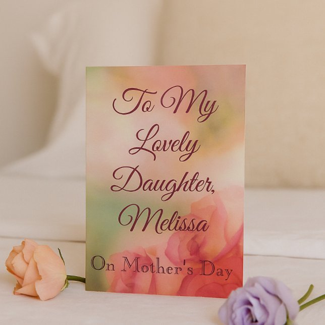 To a daughter on Mother's day Card (Creator Uploaded)