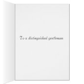 To a distinguished gentleman (Inside (Right))