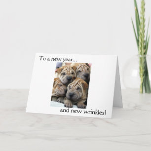 To a New Year...and New Wrinkles! Birthday Card