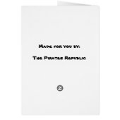 To a Pirate It's Always Christmas (Back)