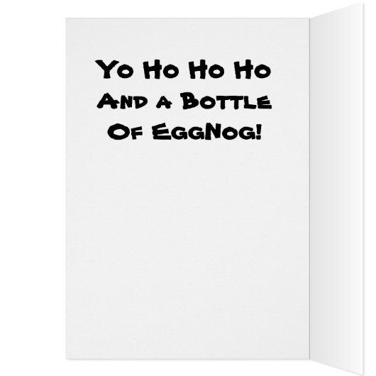 To a Pirate It's Always Christmas (Inside (Left))