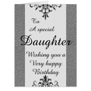 To a special daughter big birthday card