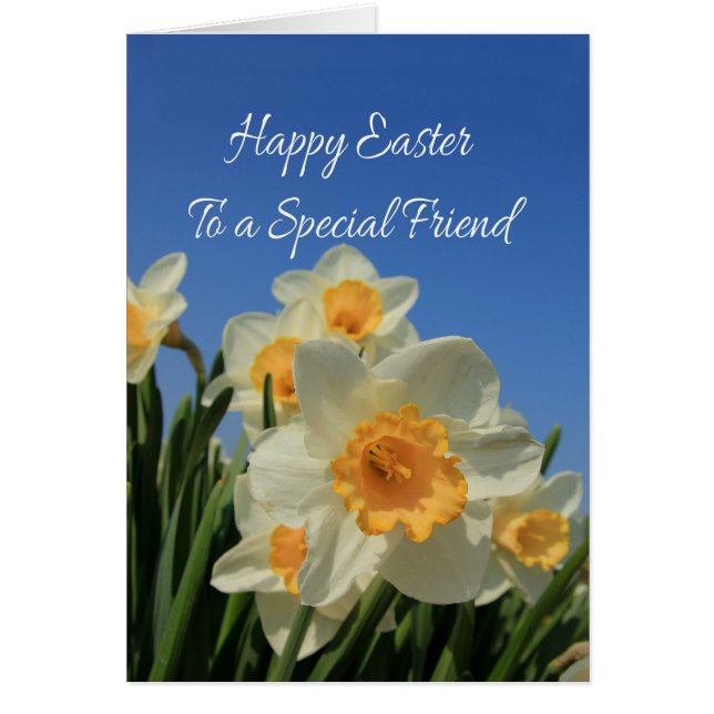 To a Special Friend Happy Easter Cards (Front)