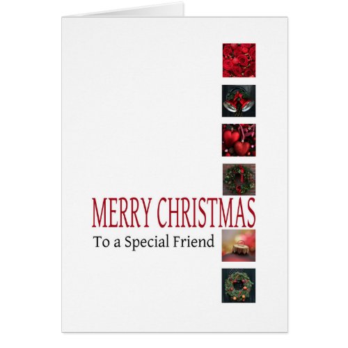 To a Special Friend Merry Christmas card