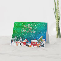 To a Special Granddaughter Merry Christmas Card