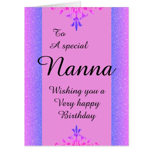 To a special grandma big birthday card