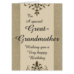 To a special great grandmother big birthday card