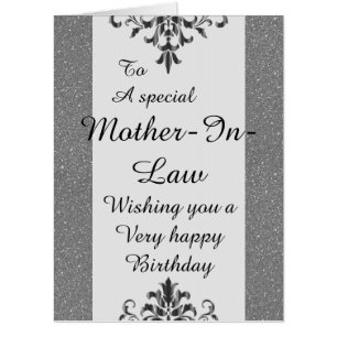 To a special mother-in-law big birthday card