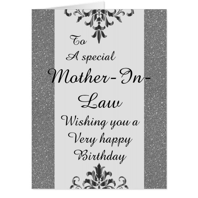 To a special mother-in-law big birthday card (Front)