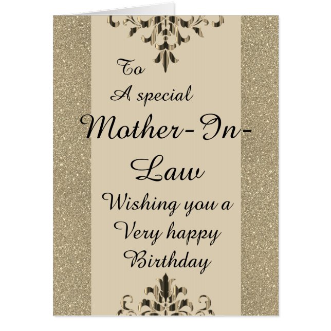 To a special mother-in-law big birthday card (Front)