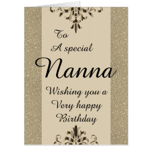 To a special nanna big birthday card