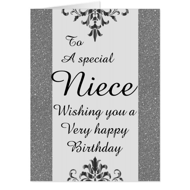 To a special niece big birthday card (Front)