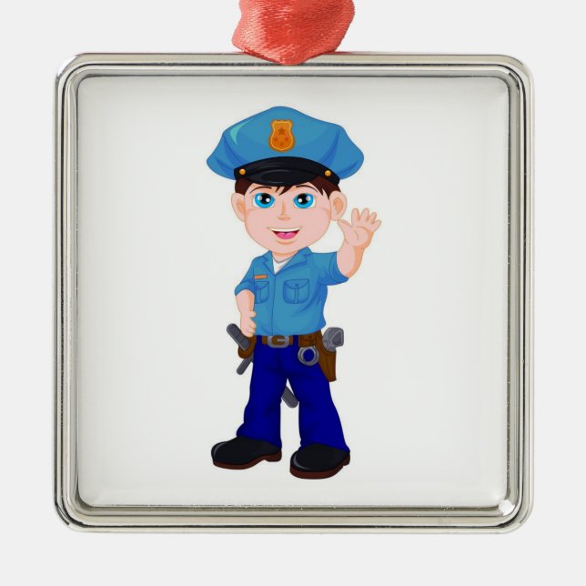 **TO A SPECIAL POLICEMAN** CHRISTMAS ORNAMENT (Front)