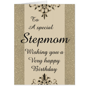 To a special stepmom big birthday card