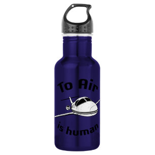 To Air is Human Stainless Steel Water Bottle