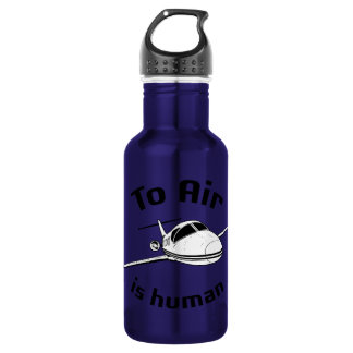 To Air is Human Stainless Steel Water Bottle