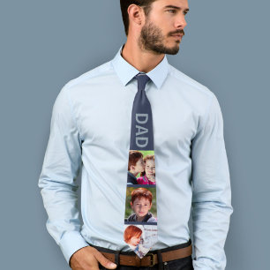To an Amazing Dad on Father’s Day Custom Photos Neck Tie