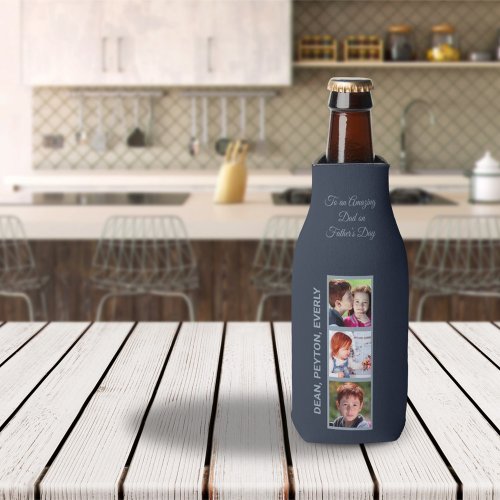 To an Amazing Dad on Fatherâs Day Photo Bottle Cooler