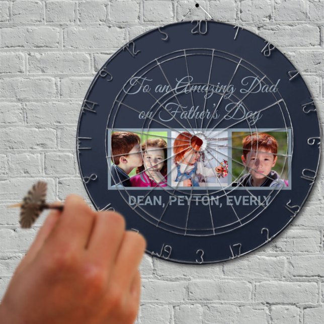 To an Amazing Dad on Father’s Day Photo Dart Board (Creator Uploaded)