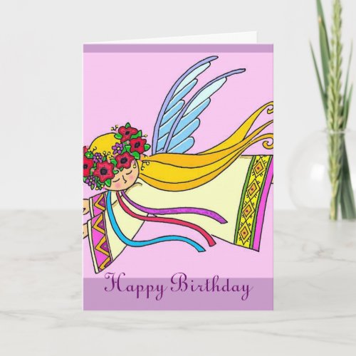 To Baba and Didos Little Angel Card
