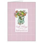 To Babysitter Bouquet of Easter Blessings (Front)