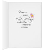 To Babysitter Bouquet of Easter Blessings Cards (Inside (Right))