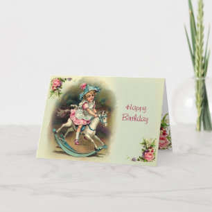 To Banbury Cross Happy Birthday Card