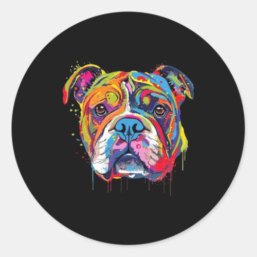 To Be A Bulldog Lover 11  Classic Round Sticker