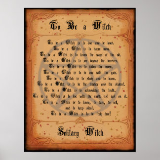 To Be a Witch Poster