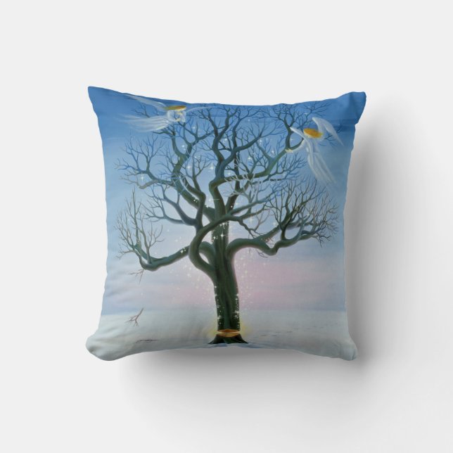 To Be Born Again 2000 Throw Pillow (Front)