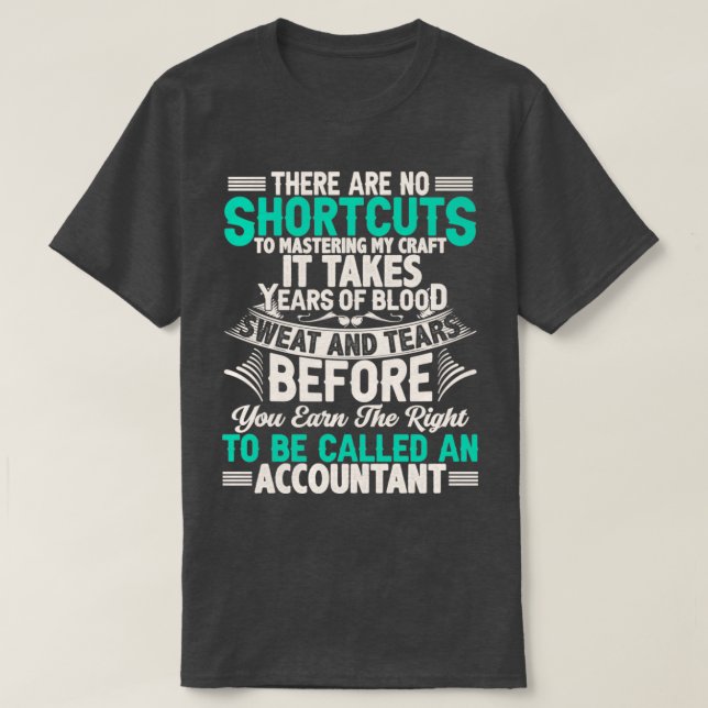 To Be Called An Accountant Xmas Gift T-Shirt (Design Front)