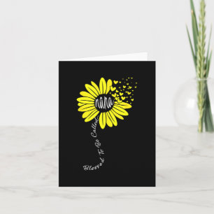 To Be Called Nana Happy Mothers Day Sunflower Fami Card