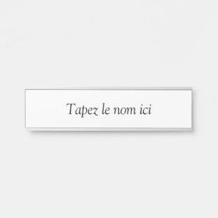 To be customized door sign