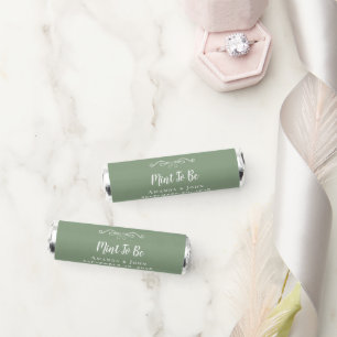 To Be Elegant Wedding Bride Groom Sage Green Breath Savers® Mints