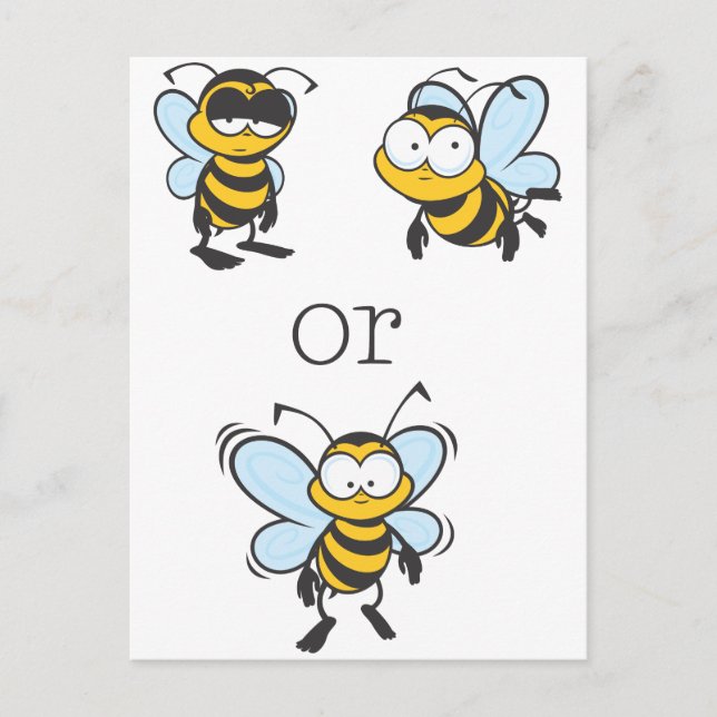 To Be or Not To Be Postcard (Front)