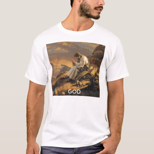 to_be_with_god_2, GOD - Customized - Customized T-Shirt (Front)